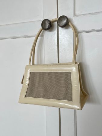 Sac à main style vintage blanc Bea Novelli