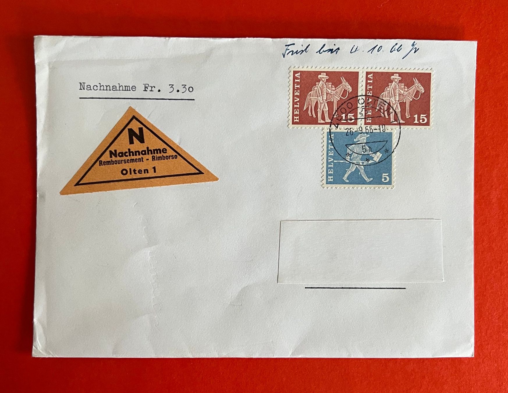 Buste & buste per spedizione: 5 Sonderbriefe  Schweiz – Usato da Ostermundigen venduto da iFonso 3
