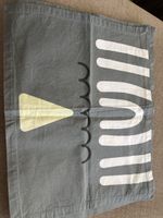 Set de 4 sets de table habitat gris motif géométrique