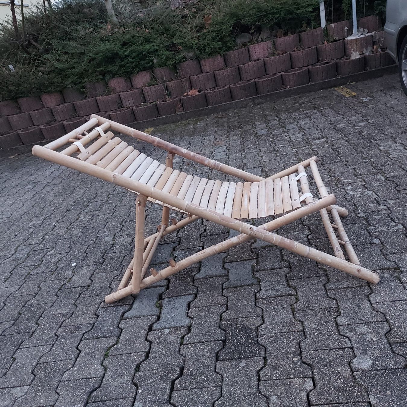 Sedie a sdraio: Vintage Bambus Liegestuhl - super und elegant – Usato da Schlieren venduto da Norauro 2