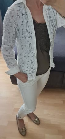 Anne Fontaine Paris Bluse, Gr. 1, Top Zustand, Neuwertig!