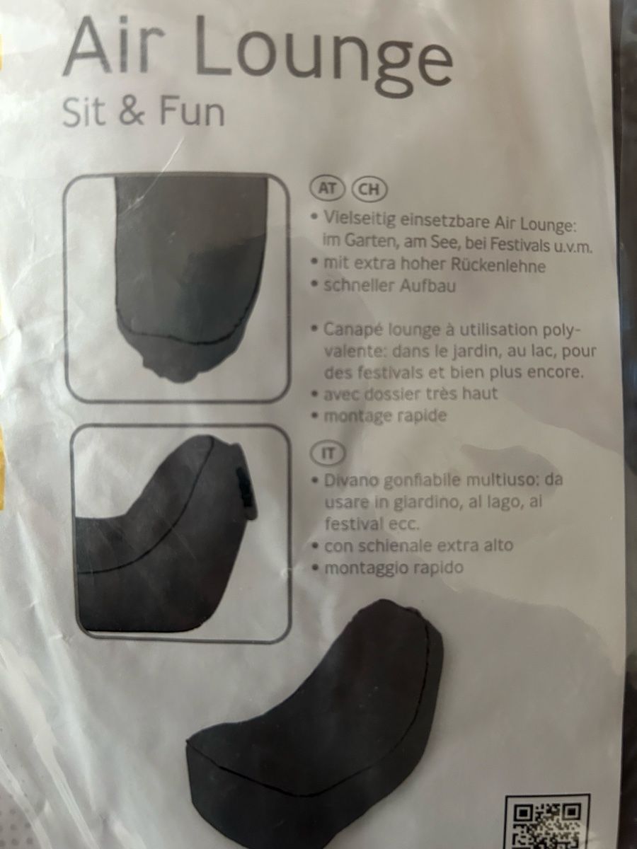 Fauteuils: Air Lounge Sitzsack – Neuf avec emballage d'origine à Frauenfeld par berk39 1