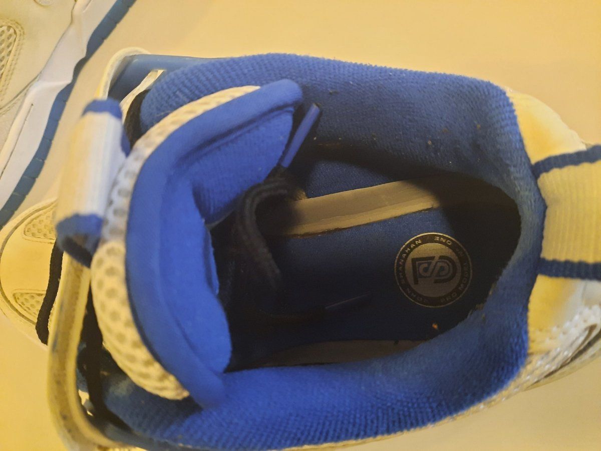 DC shoes Scarpe da uomo: DC Männer Weiss/Blau Lederschuhe Gr 42 – Usato da Zürich venduto da RE-USE-ZURZACH-Care 4