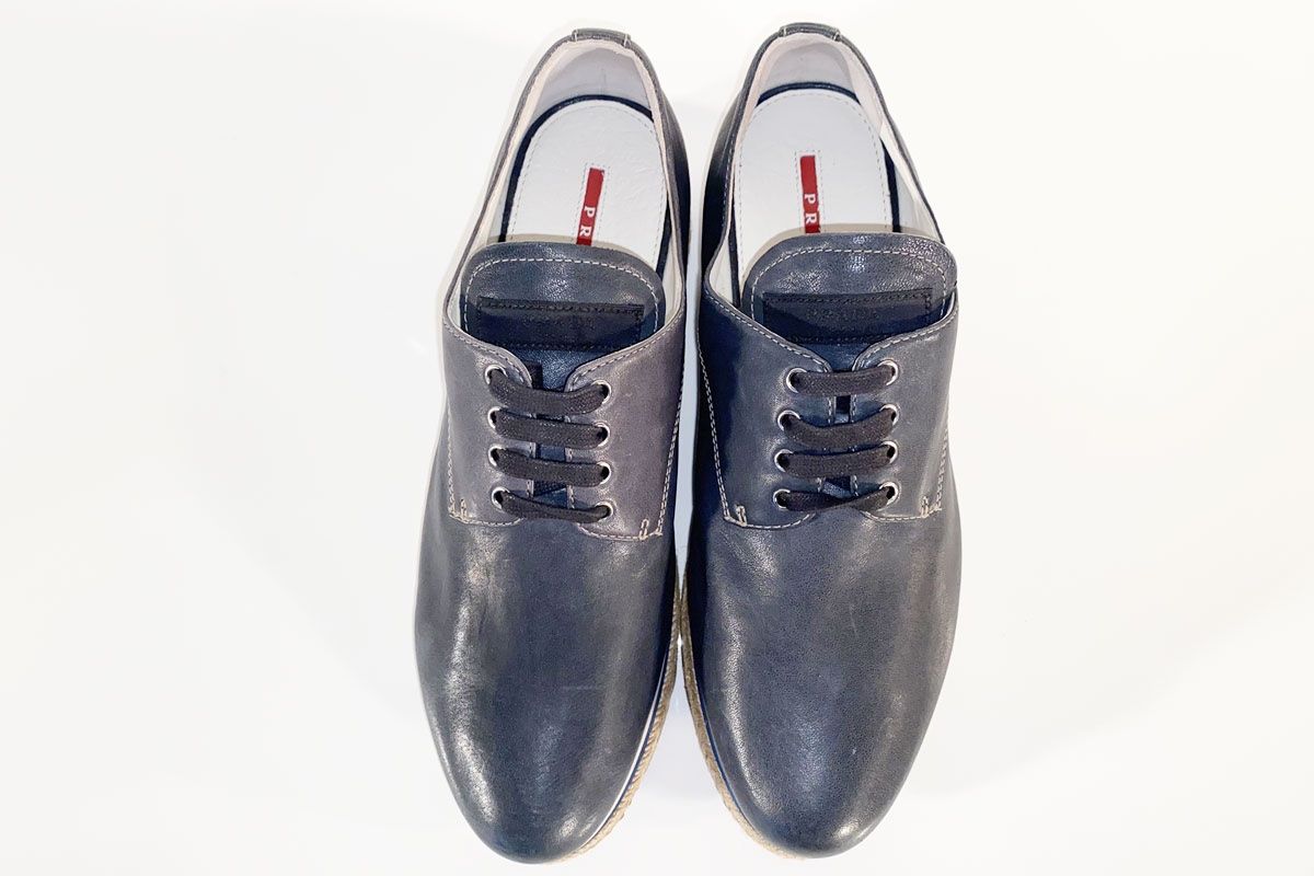 Prada Scarpe da donna: Prada Schnürschuhe Leder dunkelblau Gr.40 – Nuovo (secondo la descrizione) da Ballwil venduto da ClassicGallery 3