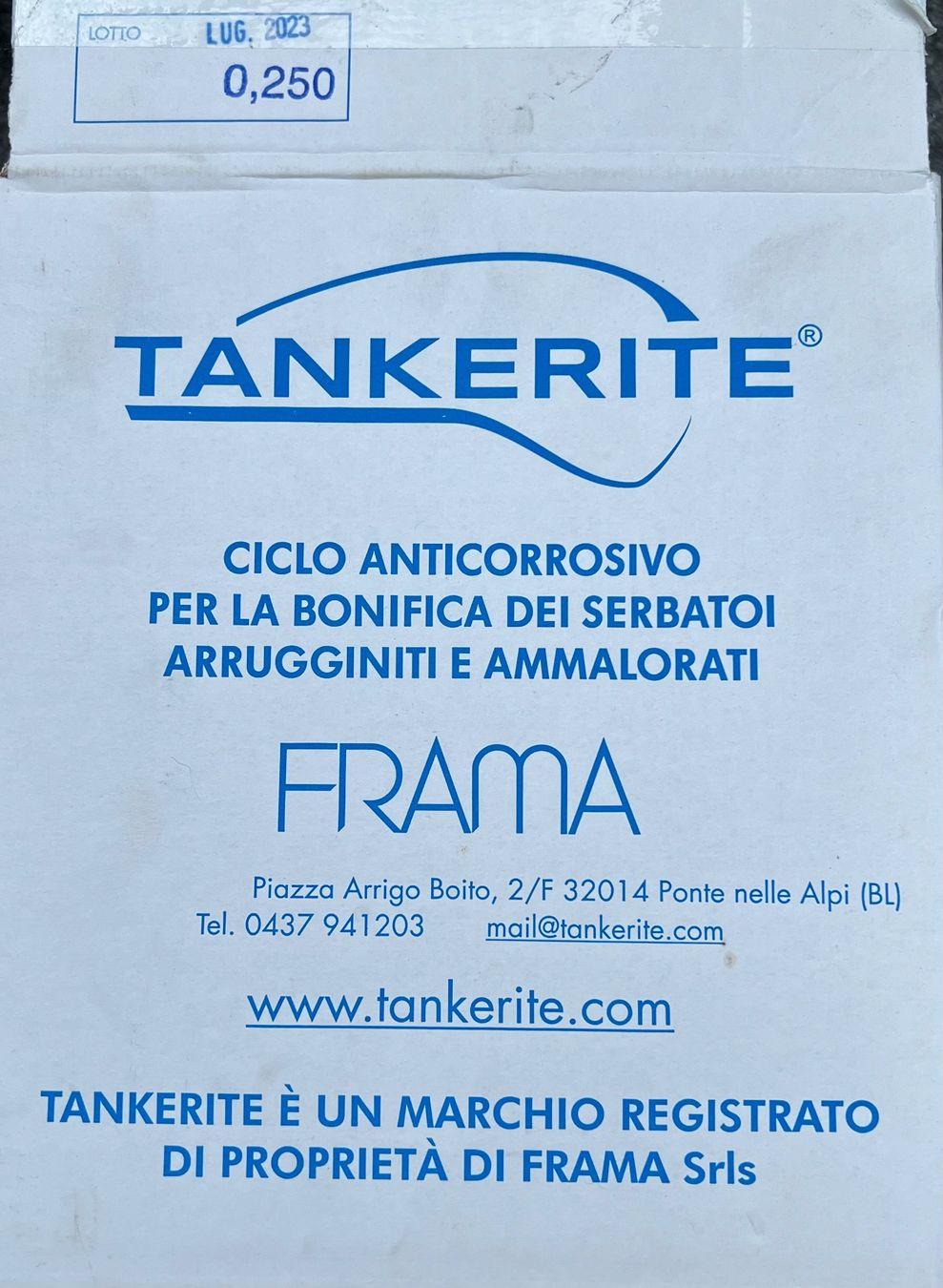 Tutti i ricambio per moto: TANKERITE Tankreparatur 250ml – Nuovo e nell'imballaggio originale da Rümlang venduto da Wantedjoe