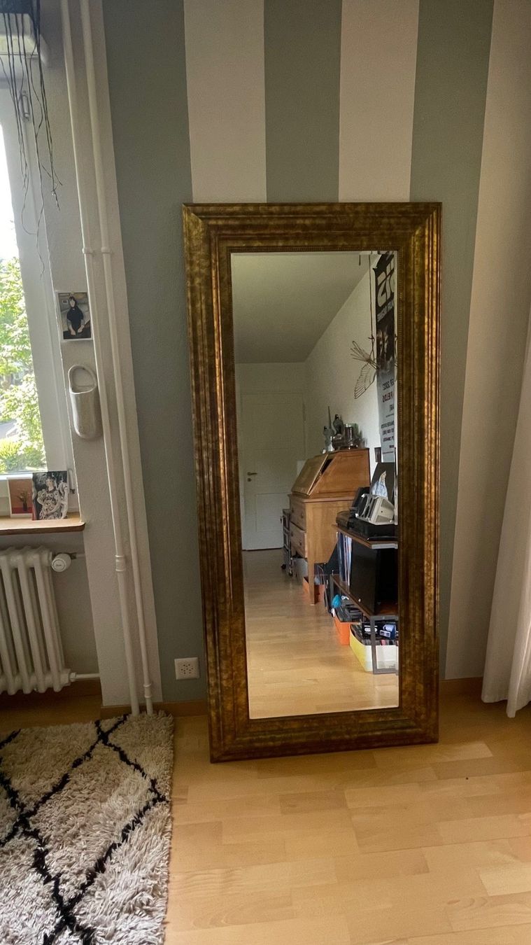 Ikea Specchi: Grosser Spiegel gold – Usato da Zürich venduto da granita01