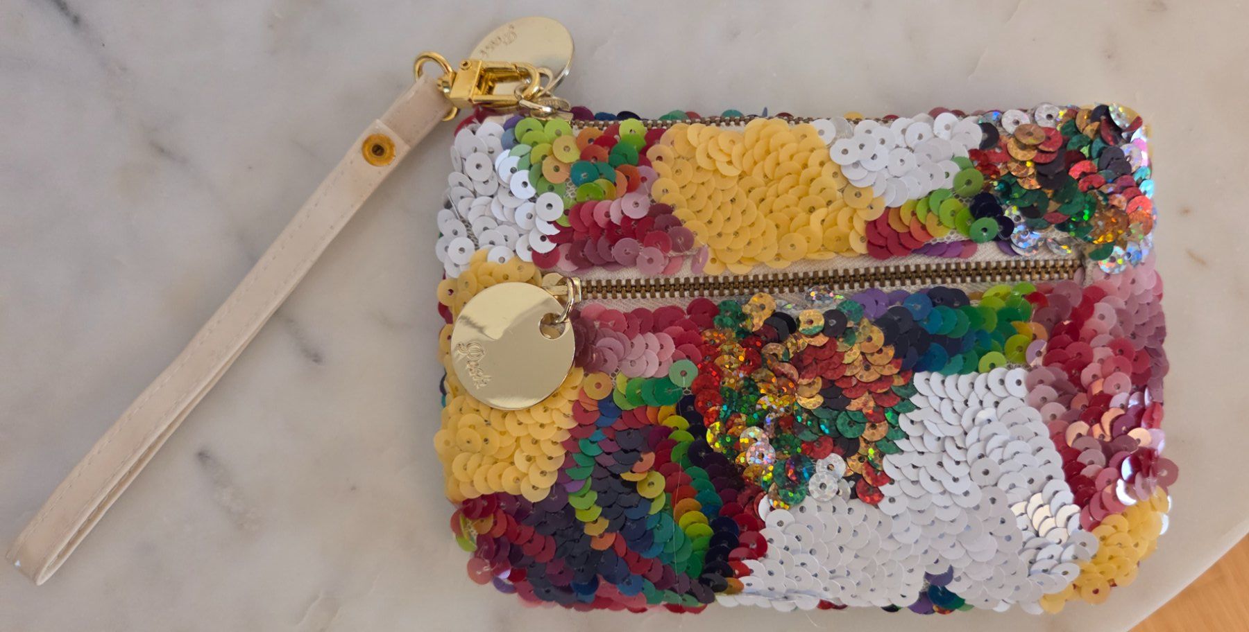 Borse da donna: Posh - Mini Clutch mit Pailletten – Nuovo (secondo la descrizione) da Zürich venduto da Nala2811 1