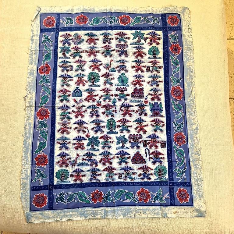 Dipinti: Batik  - Signé par artiste – Usato da Lausanne venduto da fclaus-2009