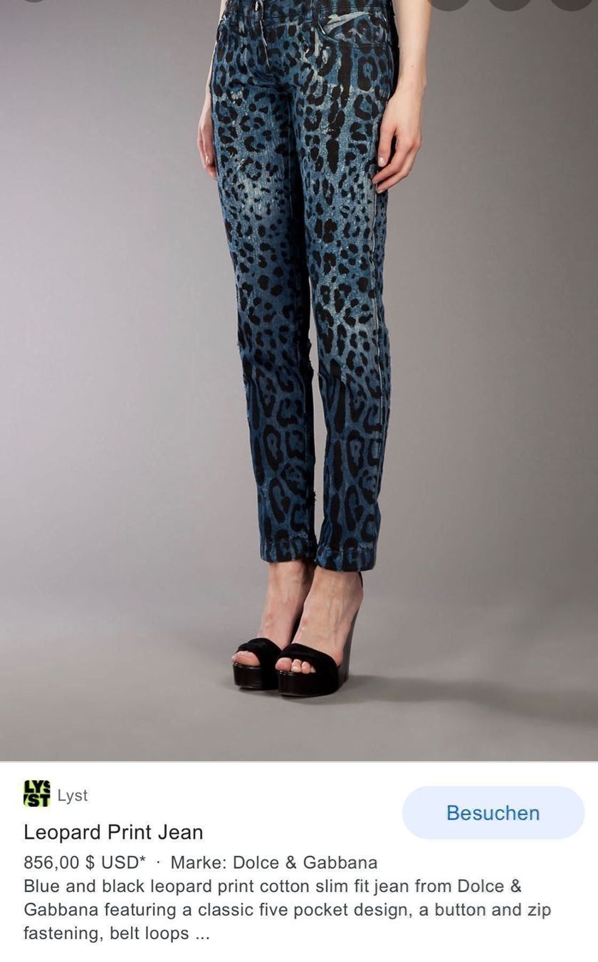 Dolce & Gabbana Jeans: Luxus: Dolce & Gabbana blaue Leo Jeans – Gebraucht aus Kreuzlingen von shopaholicatheart_3