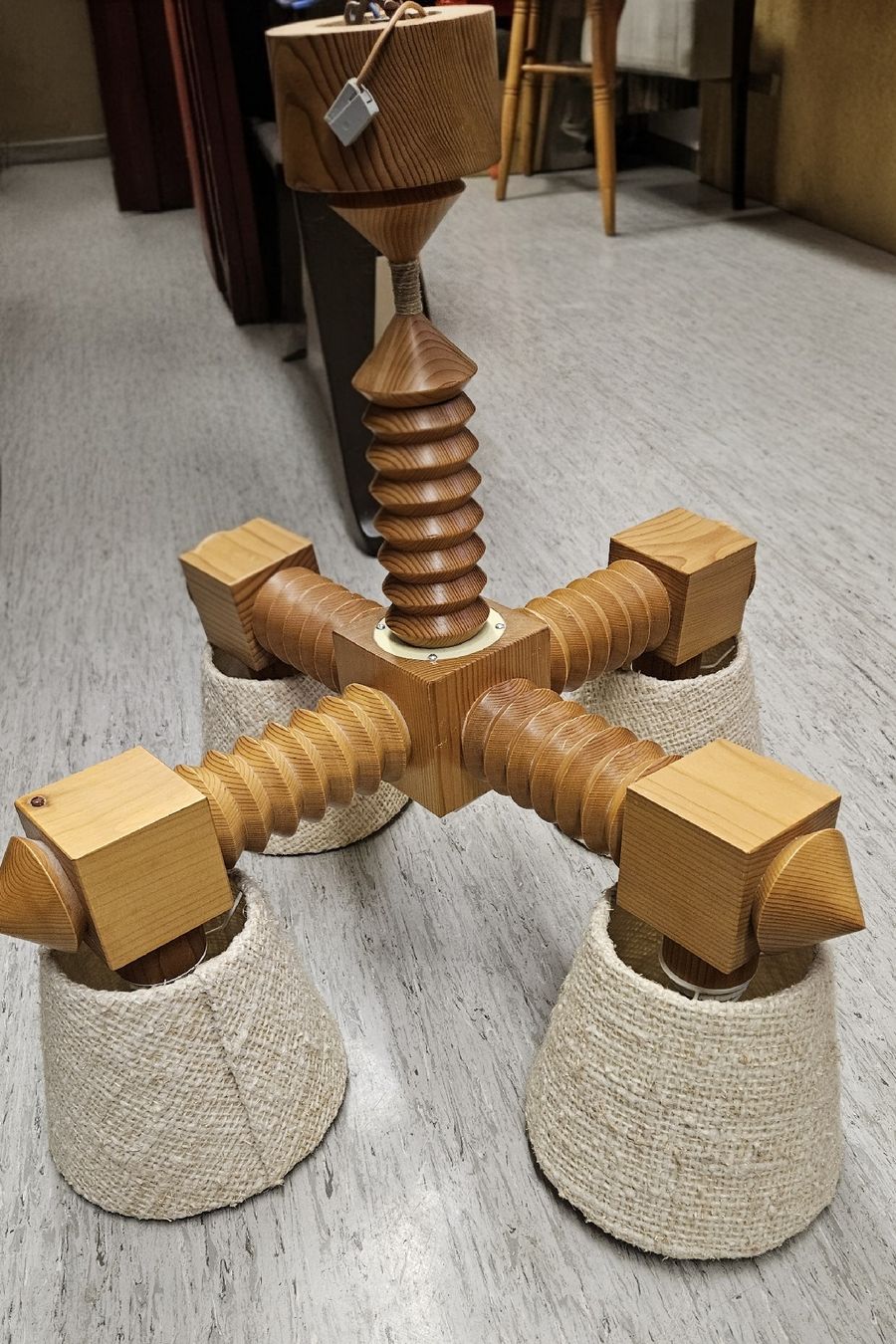 Lampadari & plafoniere: Lustre en bois – Usato da Cortébert venduto da fli_yk5q 1