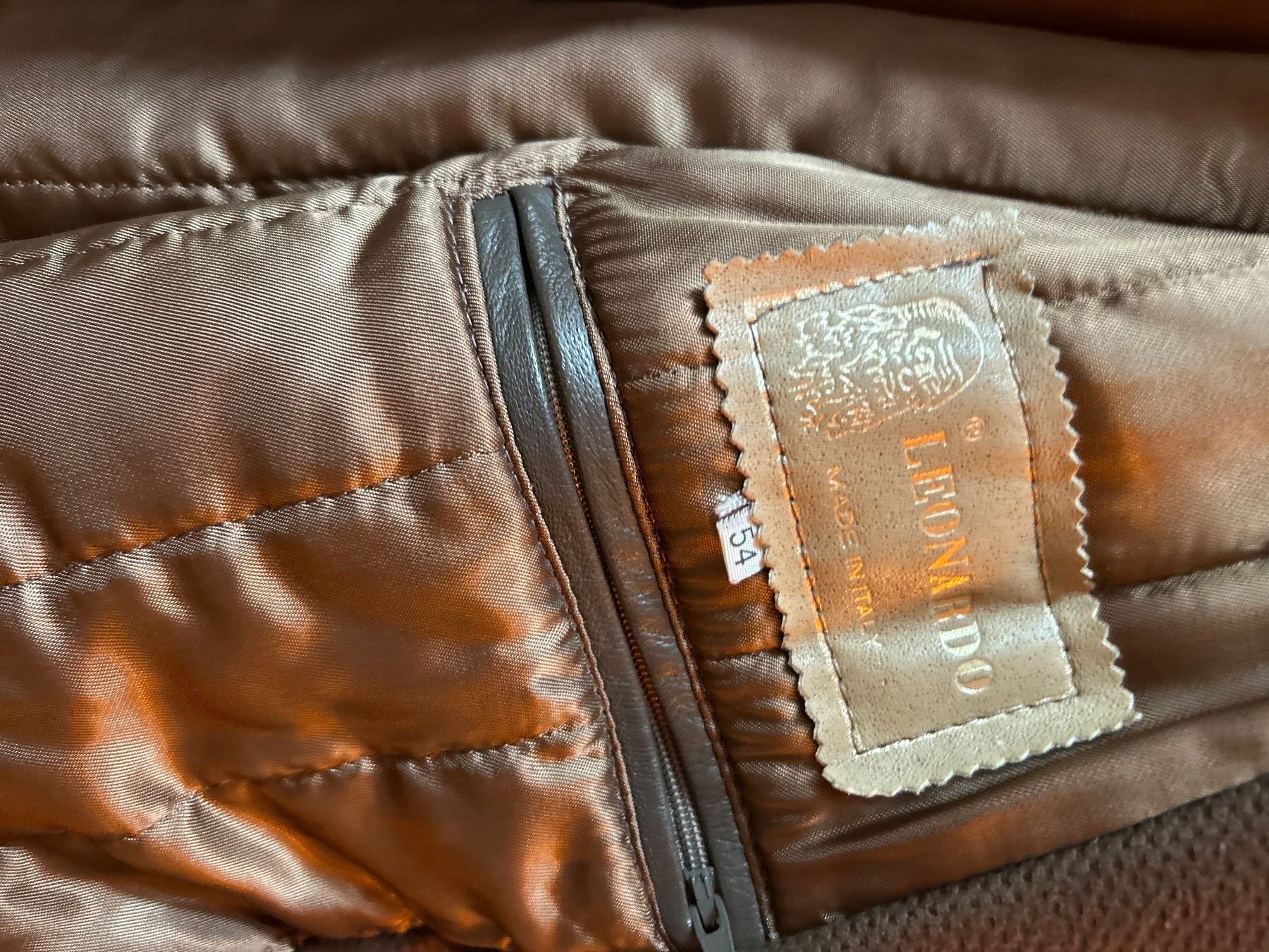 Jacken: Vintage Lederjacke / Leonardo Gr.54 – Gebraucht aus Neuhausen am Rheinfall von noelle0810 4