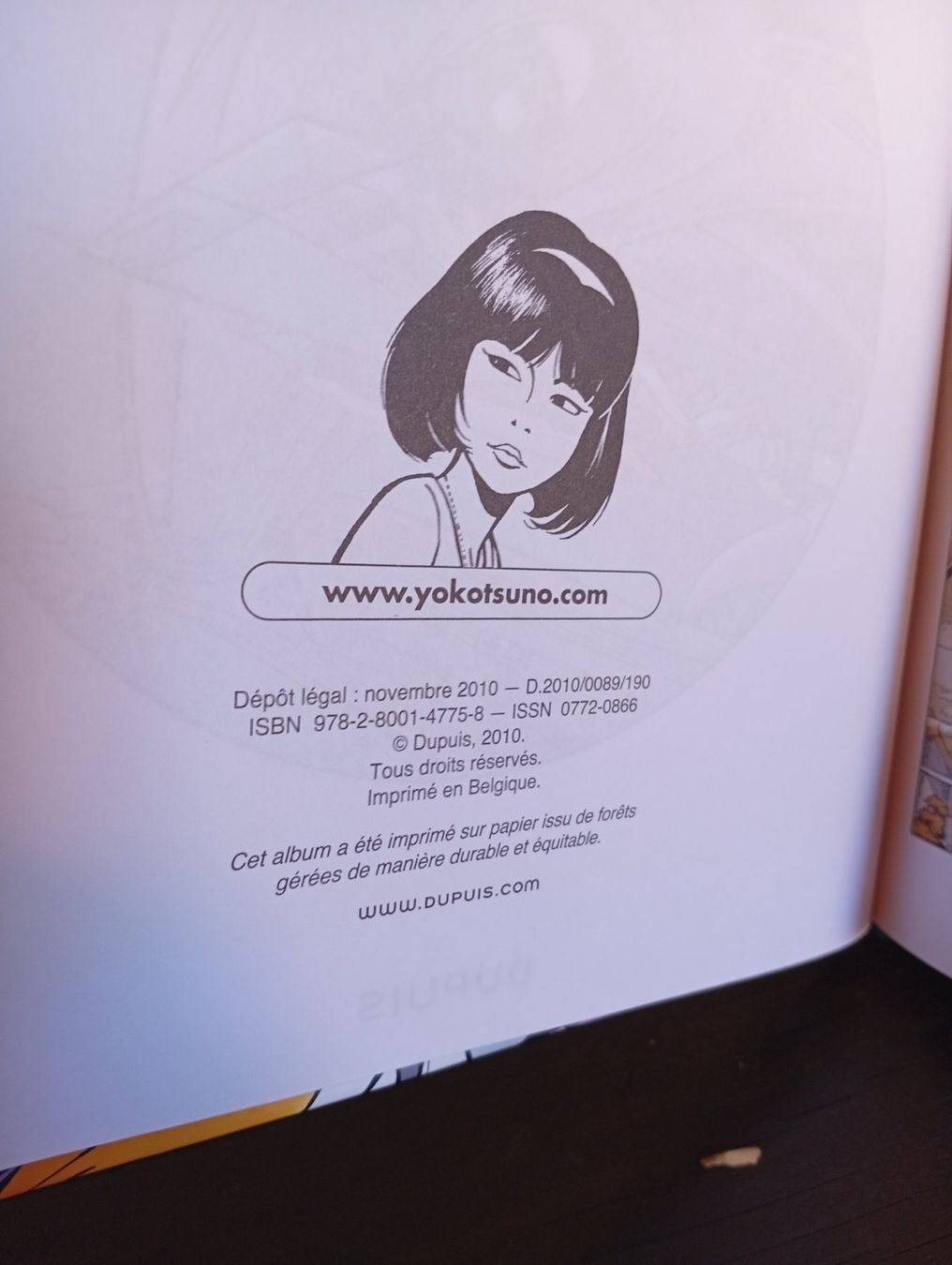 BD: Yoko Tsuno – D'occasion à Perrefitte par 36B 1