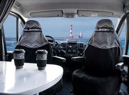 Glassy Sitzbezüge für Camper / Camper Van – 3 Vordersitze