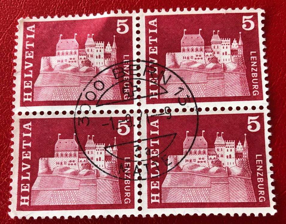 Tutti i francobolli: 4 er Block Nr.412 mit Stempel – Usato da Aarau venduto da Billa007