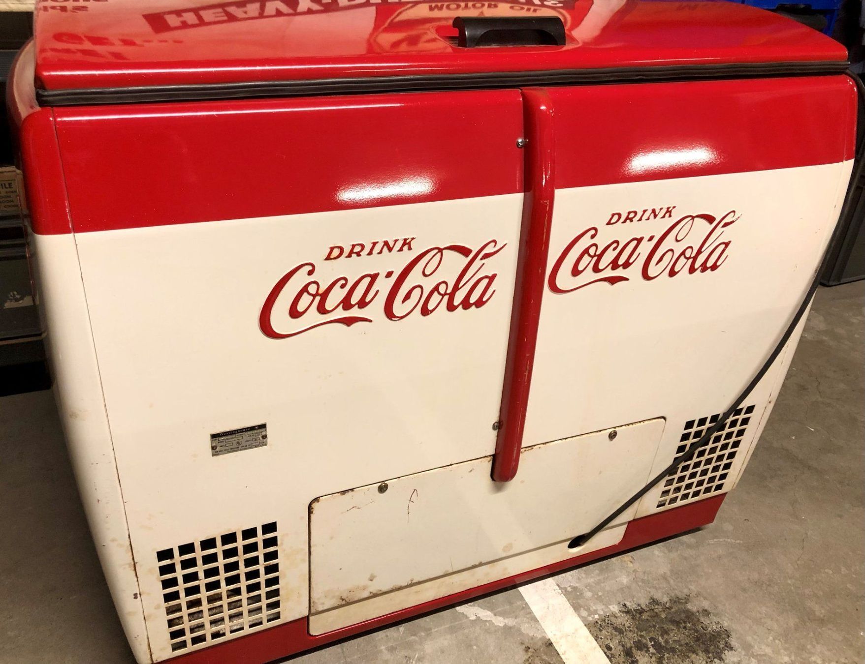 Coca-Cola Frigoriferi & Refrigeratori: Coca Cola Kühltruhe USA 1950 – Difettoso da Muttenz venduto da topi68 8