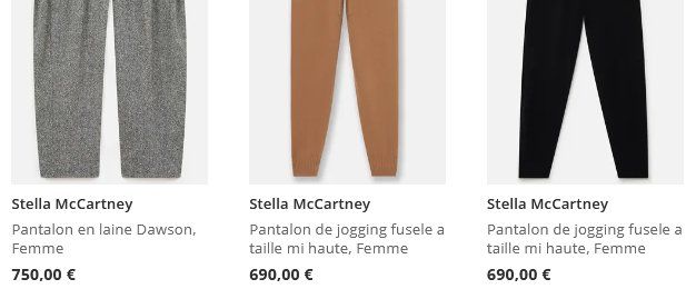 Stella McCartney Pantaloni: Stella McCartney Hose / pantalon  .36 – Usato da Collonges venduto da arashee 6