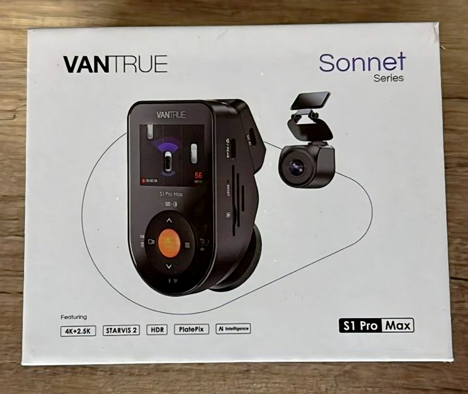 Action Cam: Vantrue S1 Pro Max 2CH 4K + 2.5K Dashcam – Nuovo e nell'imballaggio originale da Rorschach venduto da ahm_nes8