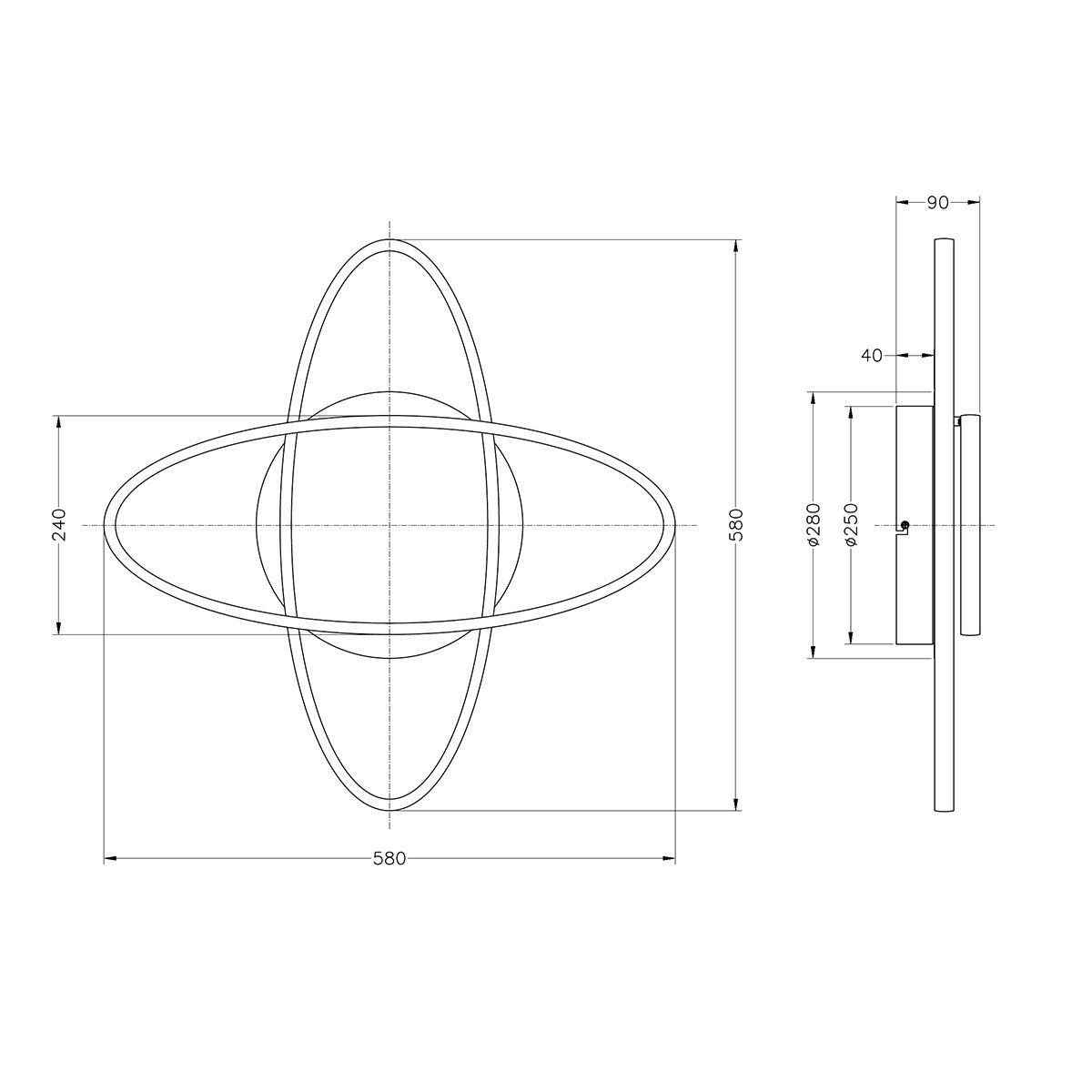 Lampadari & plafoniere: LED Deckenleuchte, Kristall, 58 cm Breit – Nuovo (secondo la descrizione) da Kreuzlingen venduto da Smart-Light 9