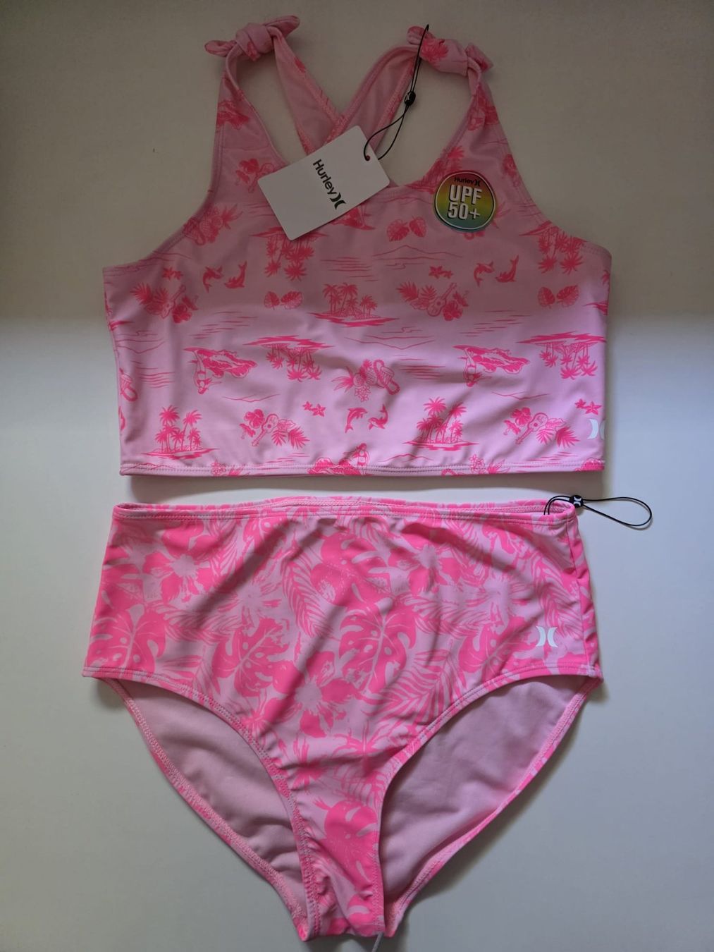 Costumi da bagno & Bikini: Hurley high waisted Bikini, XL – Nuovo (secondo la descrizione) da Seeberg venduto da cinderella003 4