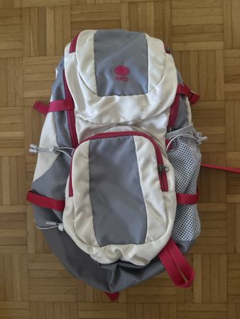 Zaino ESP grigio bianco rosso in buone condizioni usato