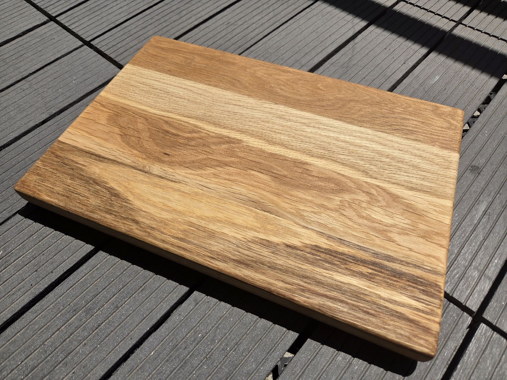 Elettrodomestici da cucina: Holz Schneidebrett/Servierbrett aus Eiche, massiv handgefer. – Nuovo e nell'imballaggio originale da Muttenz venduto da Candro99 1