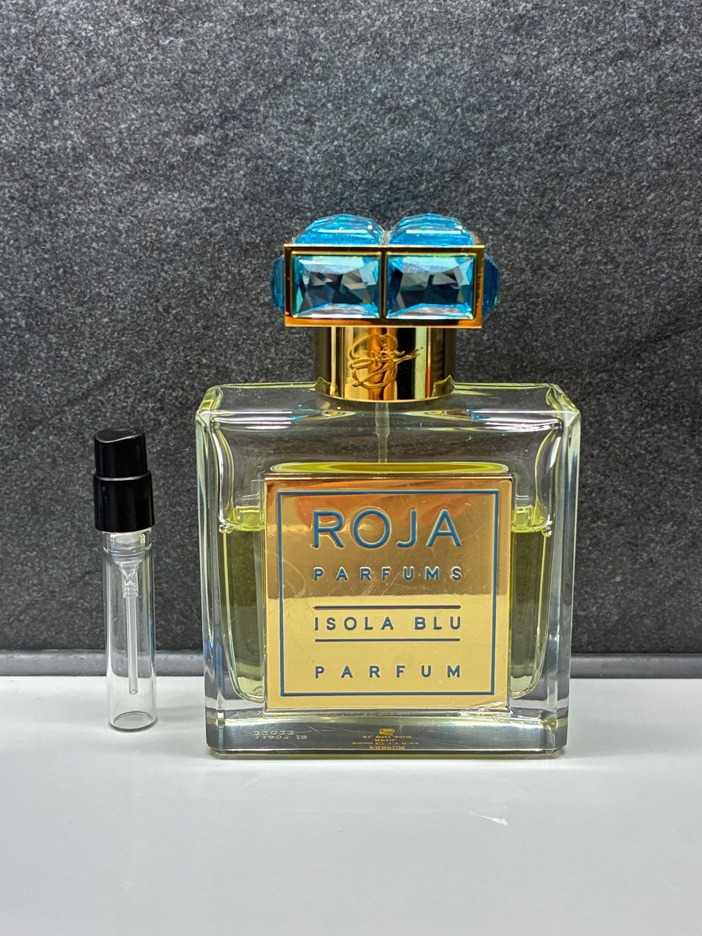 Roja Profumi & Eau de Toilette: 1ml Roja Isola Blue – Usato da Wangen SZ venduto da el_paso08