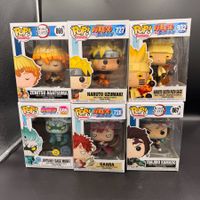 Funko Pop! 6er Set Naruto Demon Slayer Tanjiro Zenitsu Gaara