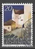 Liechtenstein 1986 Schloss Vaduz Vorhof (7