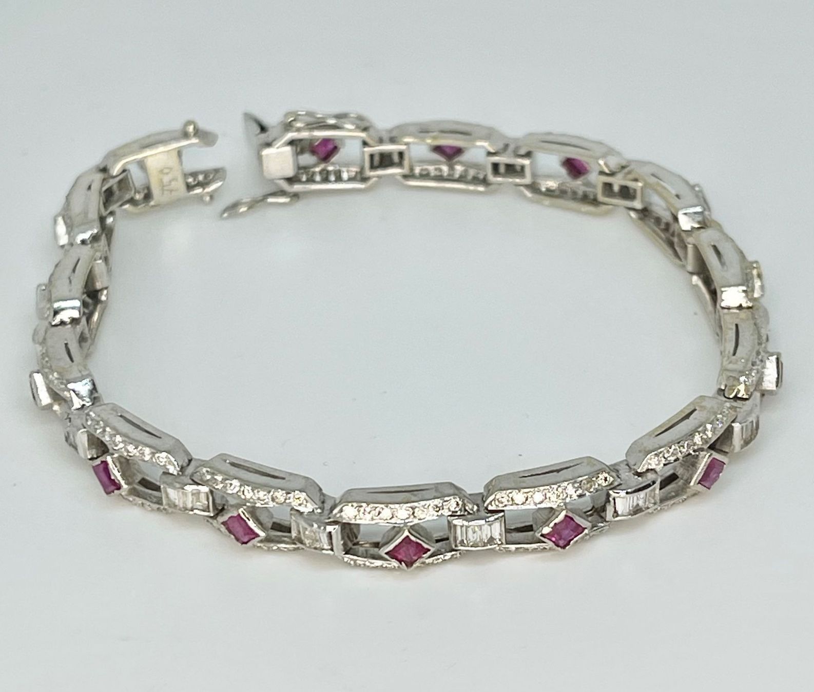 Bracciali & Braccialetti: Bracciale Tennis Tiffany diamanti e rubini – Usato da Lugano venduto da Superstudiolugano 3