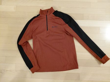 Odlo rot - brauner Sport oder Langlauf Pullover Gr. S