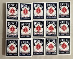 ❤️ BICYCLE ♠♥♣♦  52x gleiche Kartendeck für Zauberei !