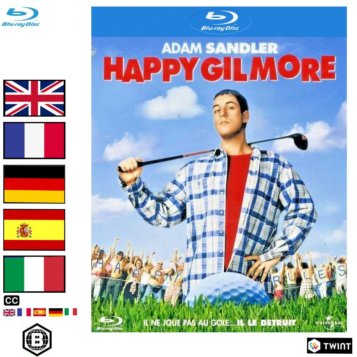 Tutti i DVDs: Happy Gilmore(1996) - Blu-ray – Usato da Semsales venduto da __Florian__