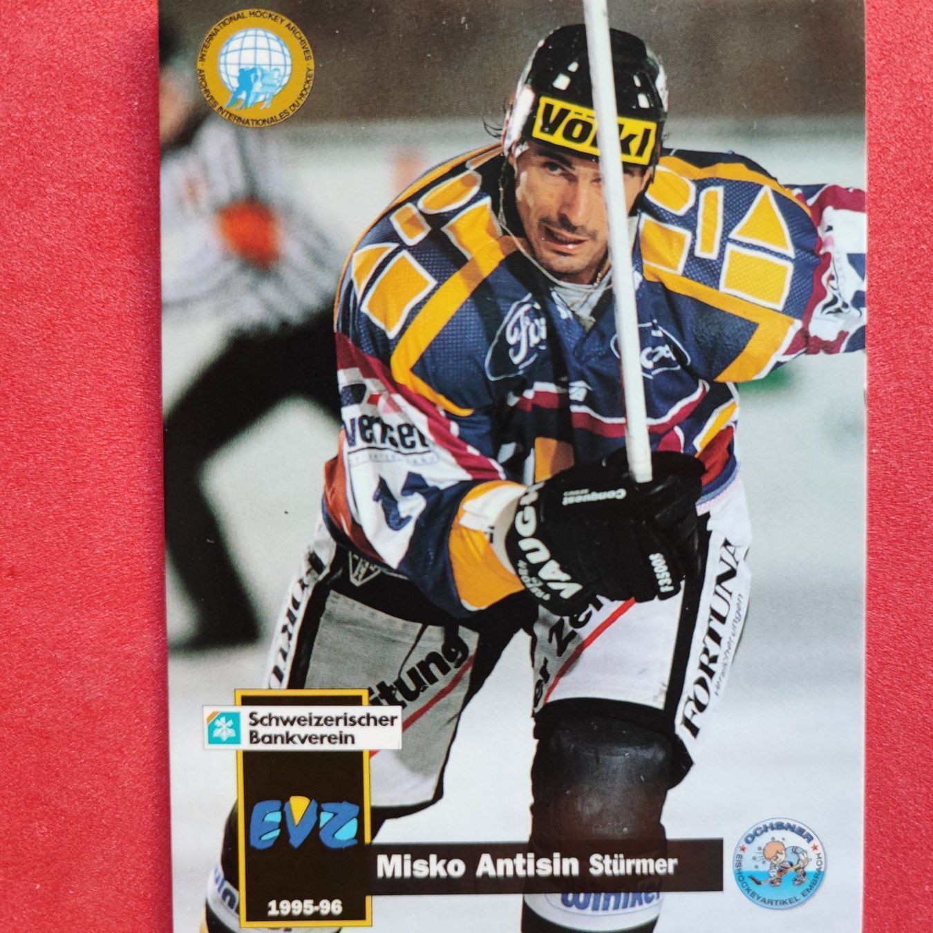 Carte collezionabili: Misko Antisin - EV ZUG - 1995/96 – Usato da Dübendorf venduto da kb86_MOVIE