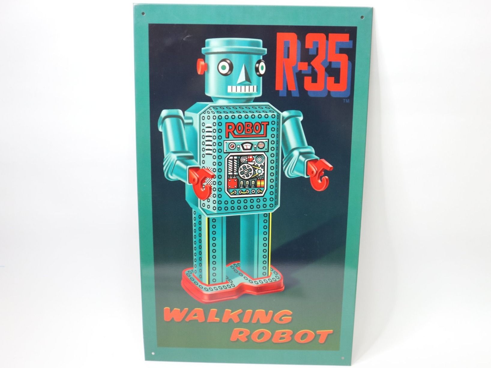 Ecriteaux: 1998 Rocket USA Roboter R35 Blechschild Robot George – Neuf (Voir description) à Eschenbach SG par Astalavista