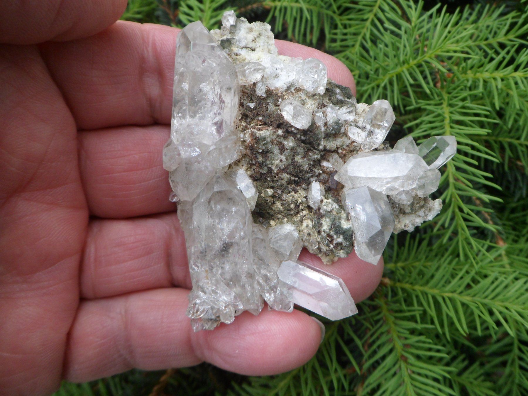 Mineralien & Heilsteine: Bergkristall Schweiz – Gebraucht aus Affoltern am Albis von Fossil60 4