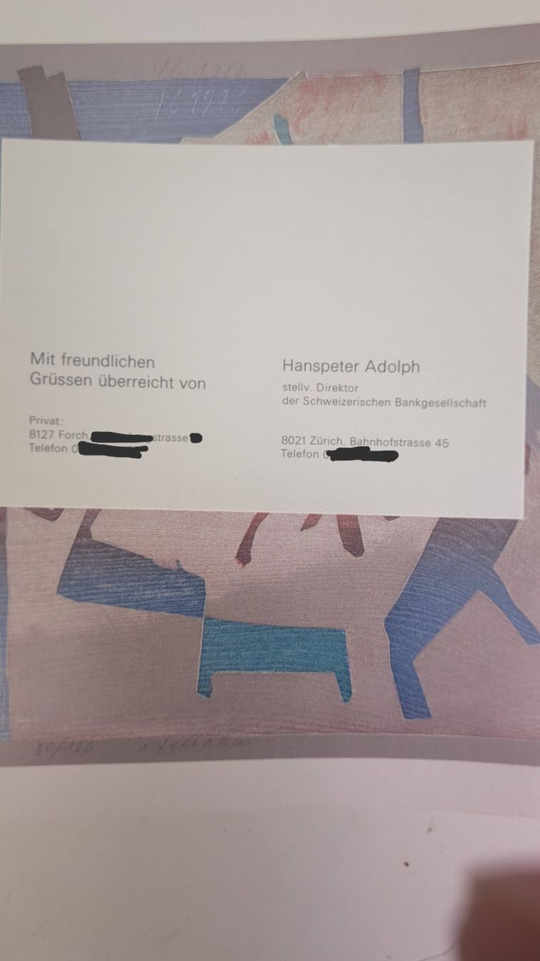 Libri: Schweizer Originalgraphik, SBG Galerie Pavilion Weid. – Usato da Zürich venduto da axolottchen 9