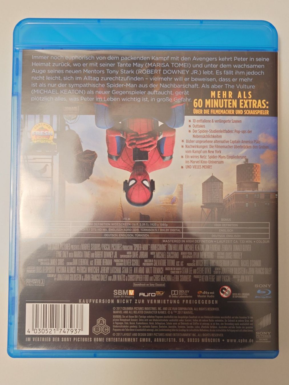 Tutti i DVDs: Spider-Man - Homecoming Blu Ray – Usato da Kaiseraugst venduto da flo_ydd2 1