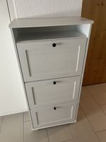 Schuhschrank weiss 3 Fächer guter Zustand