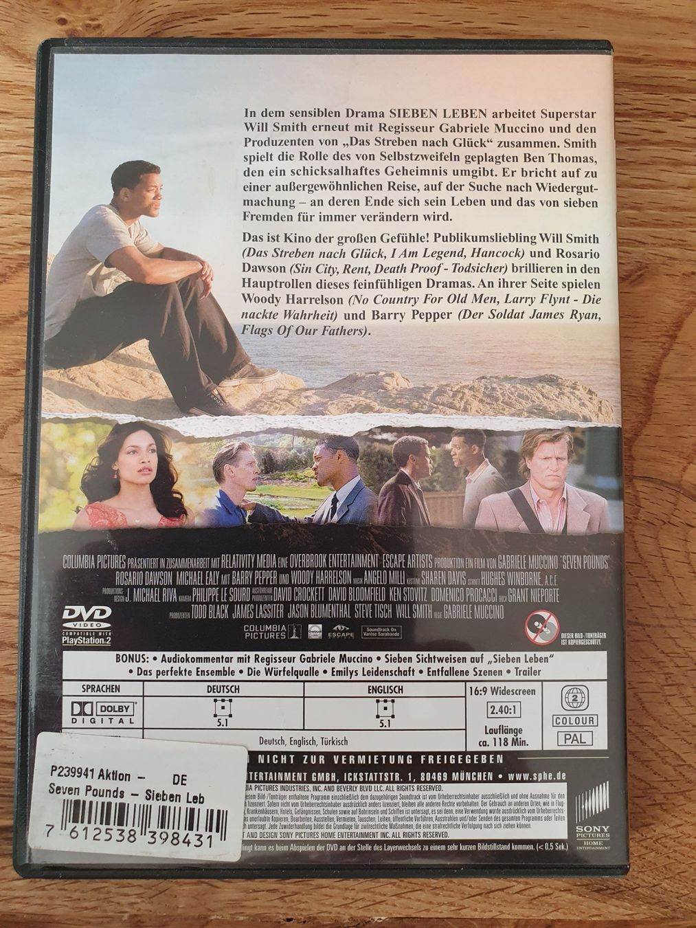 Tutti i DVDs: DVD Sieben Leben – Usato da Eglisau venduto da Connemara 1