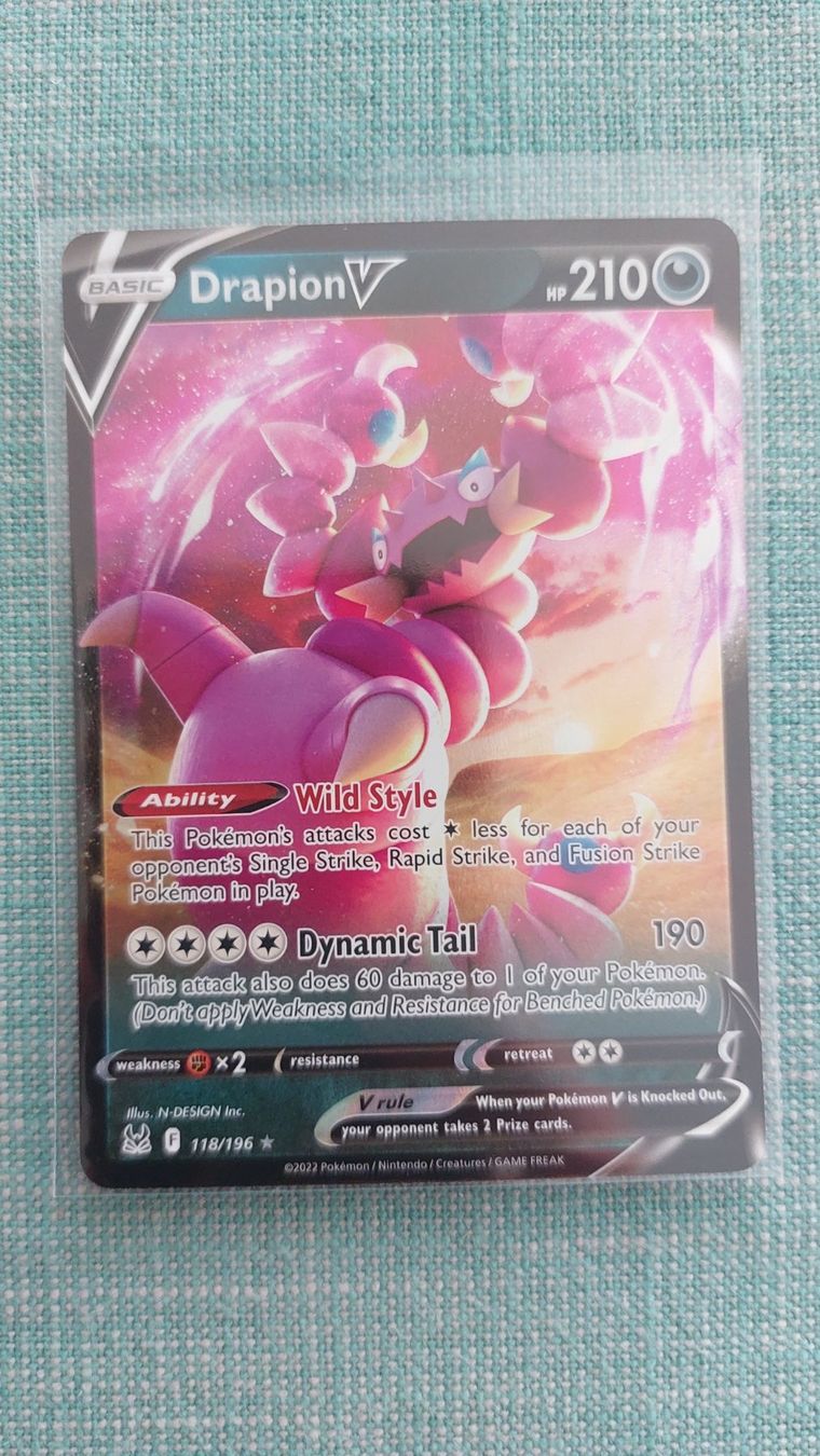 Pokémon Carte collezionabili: Drapion V Lost Origin – Nuovo (secondo la descrizione) da Bellinzona venduto da Pagur