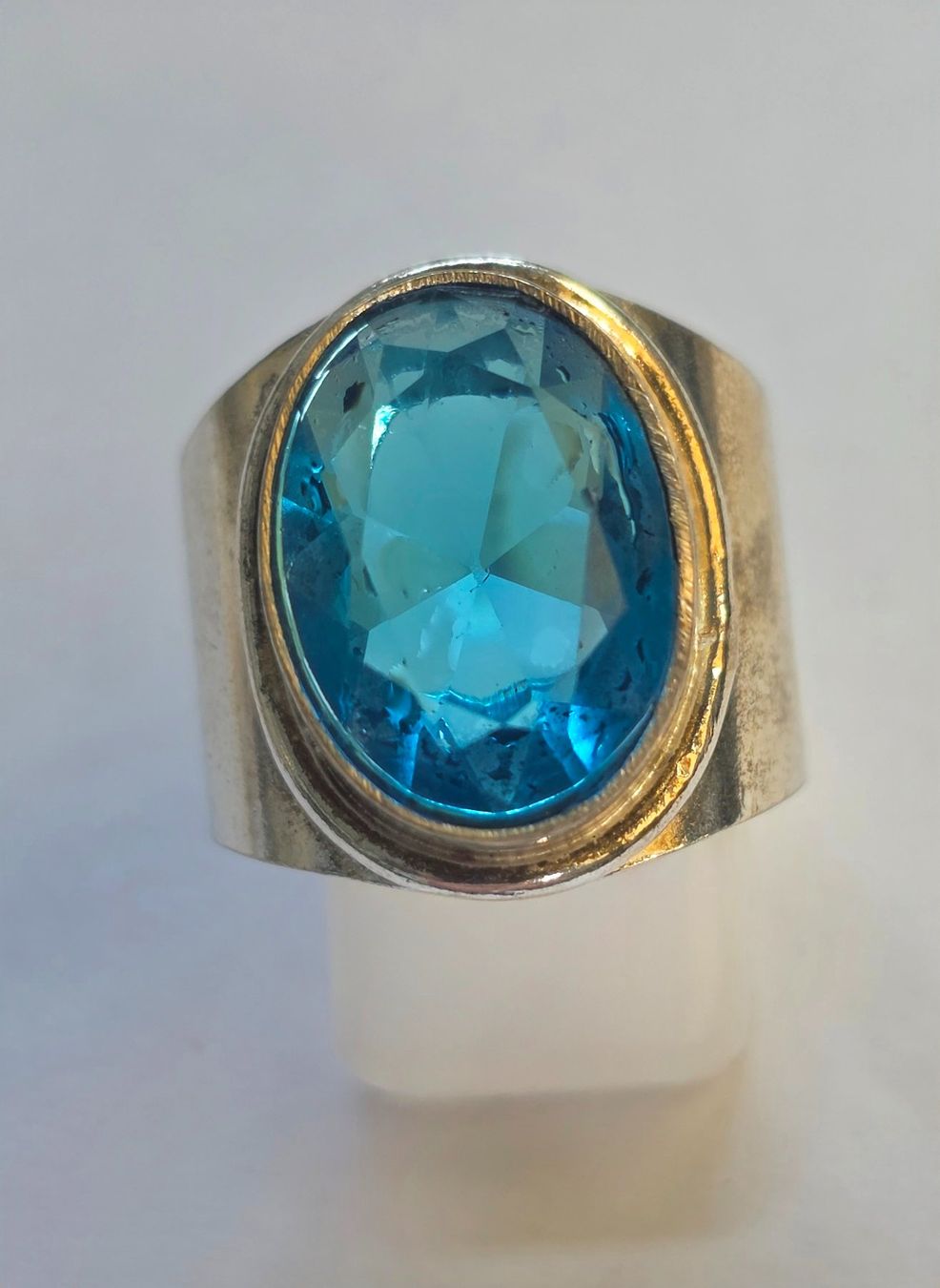 Anelli: Silberring mit blauem Stein Grösse 59 Neu – Nuovo (secondo la descrizione) da Zürich venduto da ben_mn5h 4