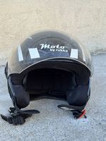 Moto by Rukka Motorradhelm schwarz/weiss 
