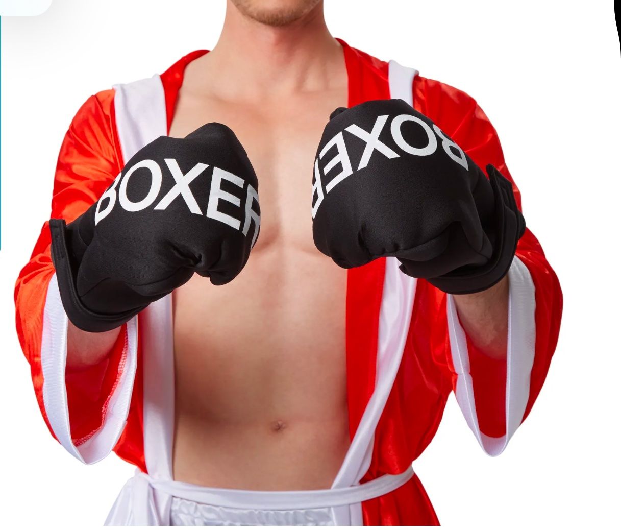 Costumi: Herrenkostüm Boxer rot/weiß S – Nuovo (secondo la descrizione) da Necker venduto da liq24 3