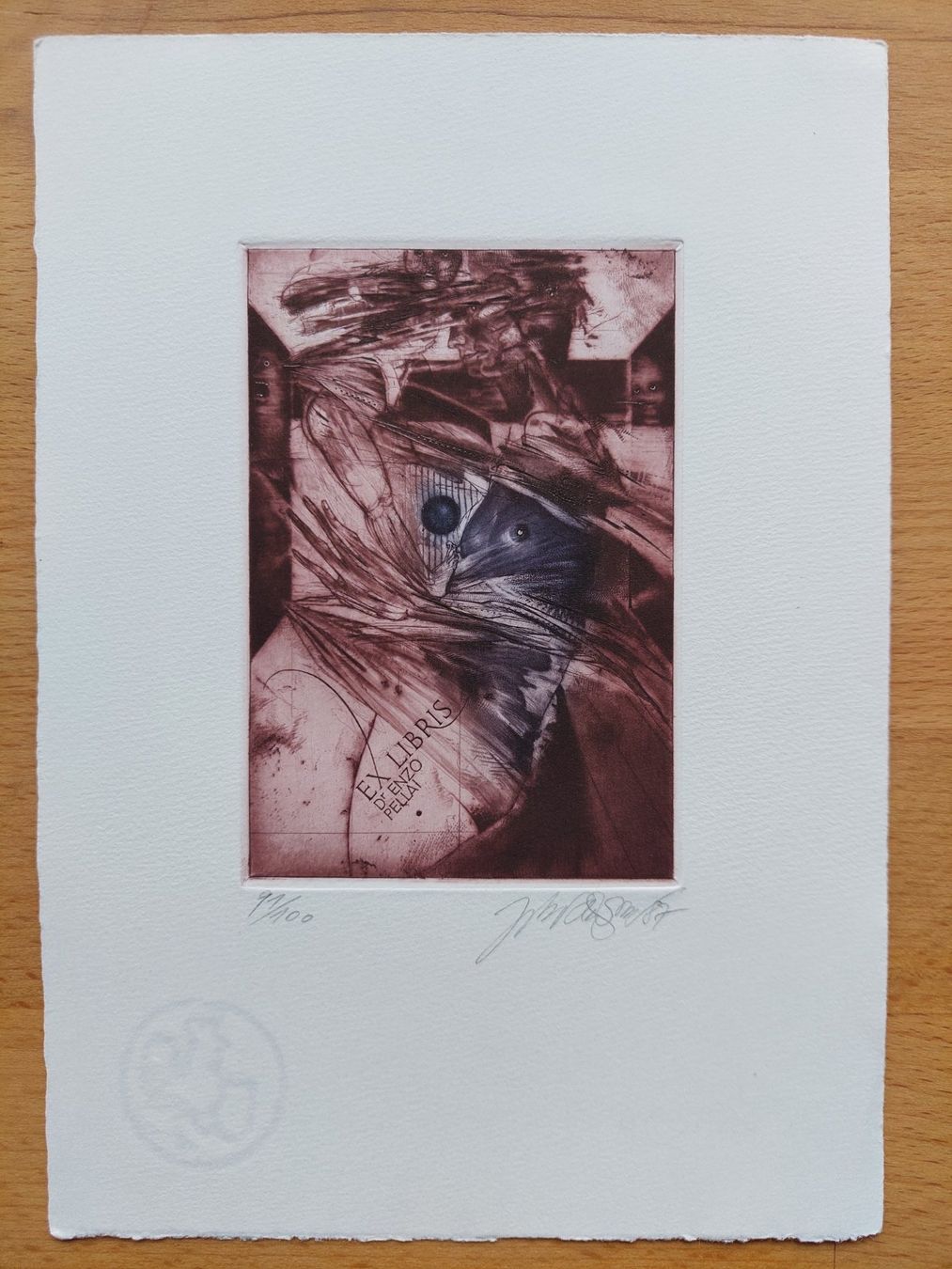 Dipinti: Exlibris Jiri Brazda - Original Radierung signiert – Usato da Obfelden venduto da Exlibris-Art