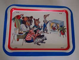 hübsches Kinder Bett Tablett mit Tieren