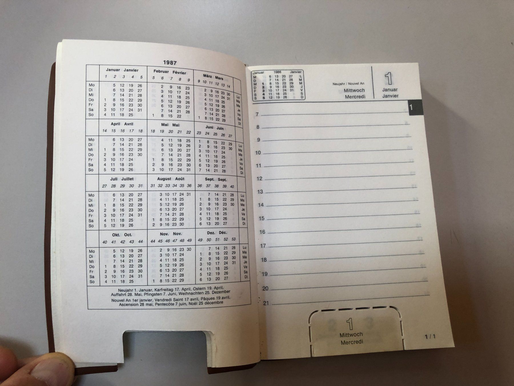 Calendari: Swissair Agenda 1986 – Usato da Weiningen ZH venduto da dbuchi 2