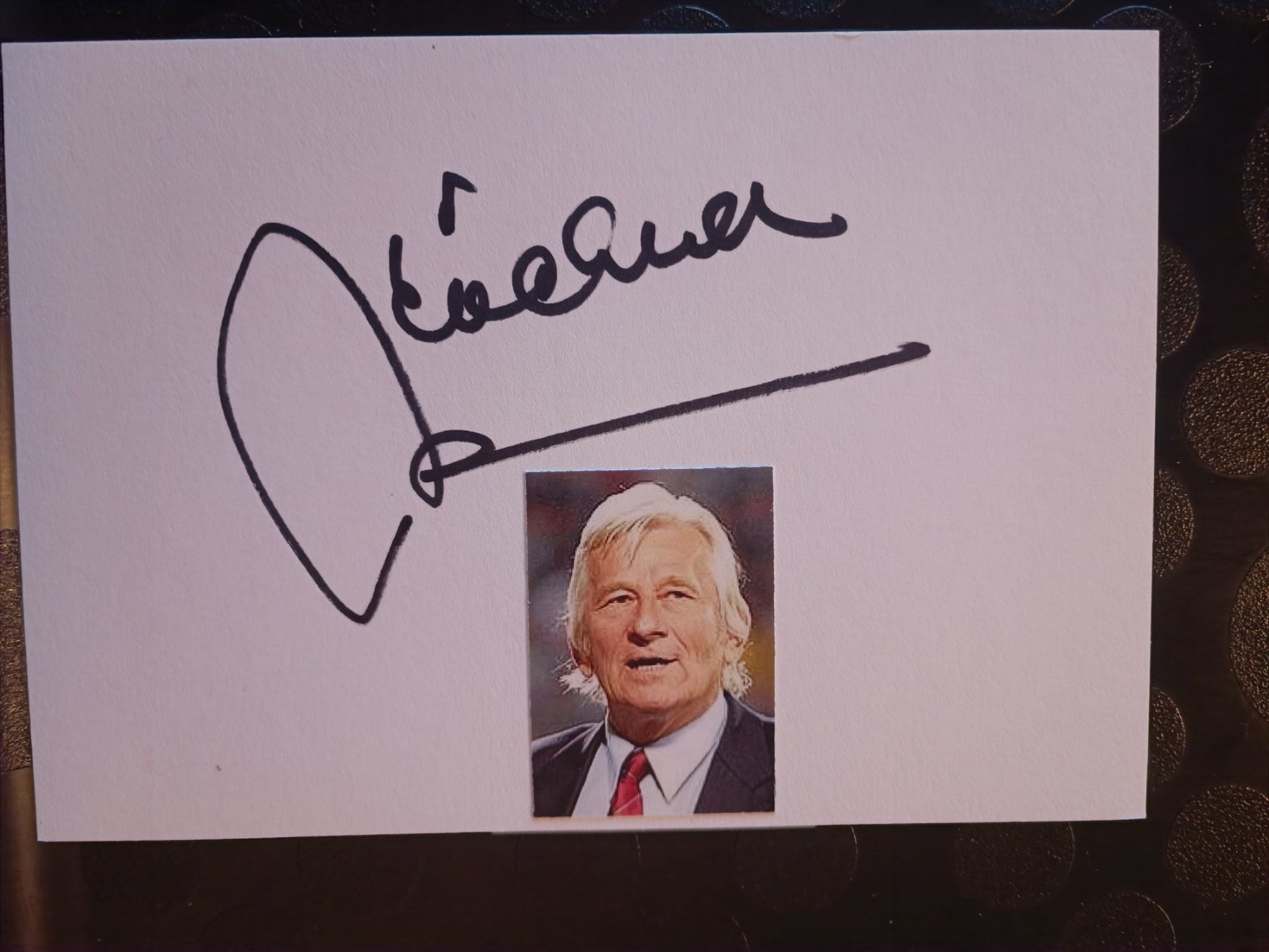 Autografi: Karel Brückner - handsigniert – Usato da Menziken venduto da Artographs