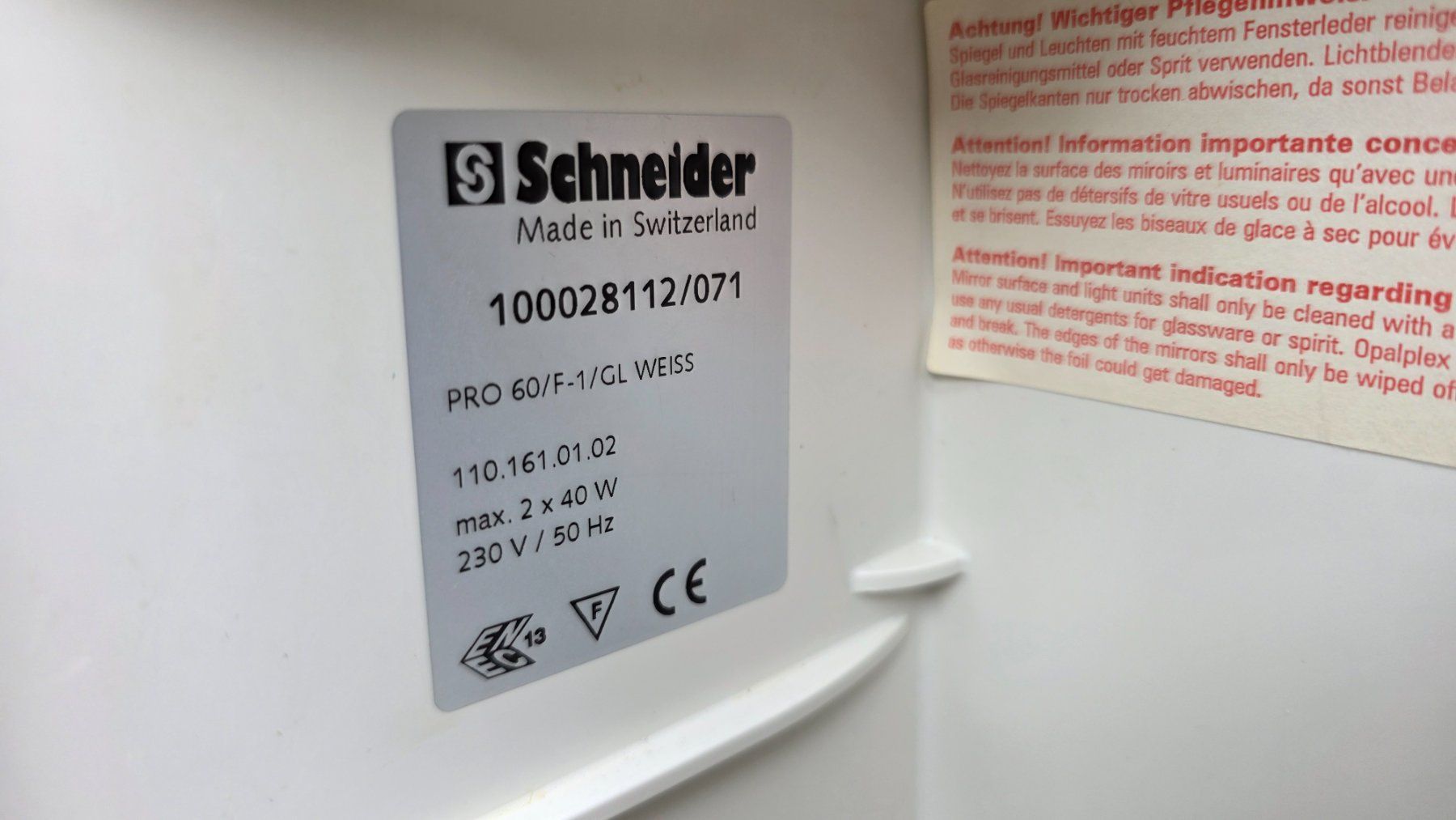 Tutte le macchine: Schneider PRO 60/F-1/GL – Usato da Bionnens venduto da Meg011 1