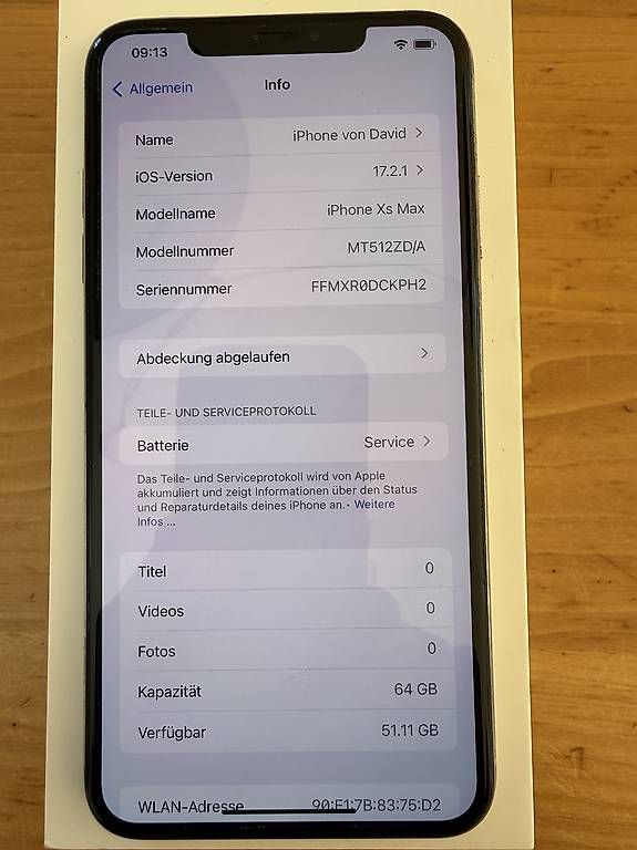 Telefoni cellulari / Smartphones: iPhone XS Max 64GB, gepflegt – Usato da Hallau venduto da Foundit 2