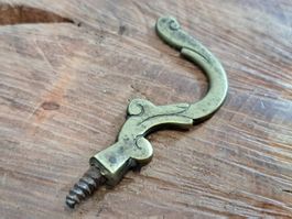 1 schöner antiker Haken, Messing (LOT2582#AEW0)